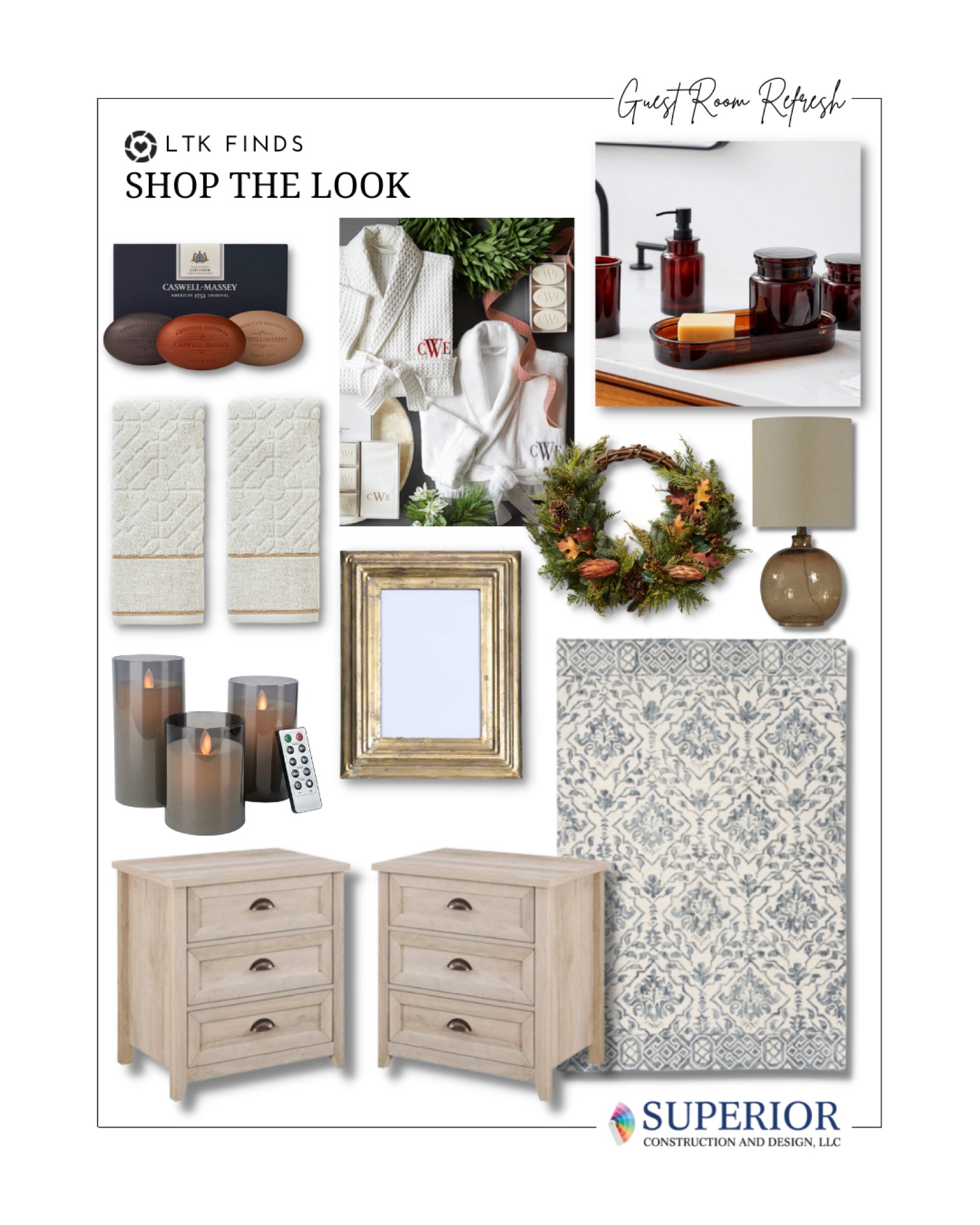 Welcome your guests in style this holiday season with a guest room that feels like home.

#LTKHoliday #LTKSeasonal #LTKhome