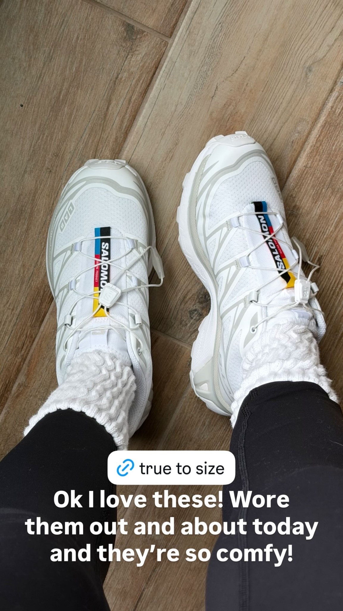 Ok I love these! Wore them out and about today and they’re so comfy! Ordered my true size 