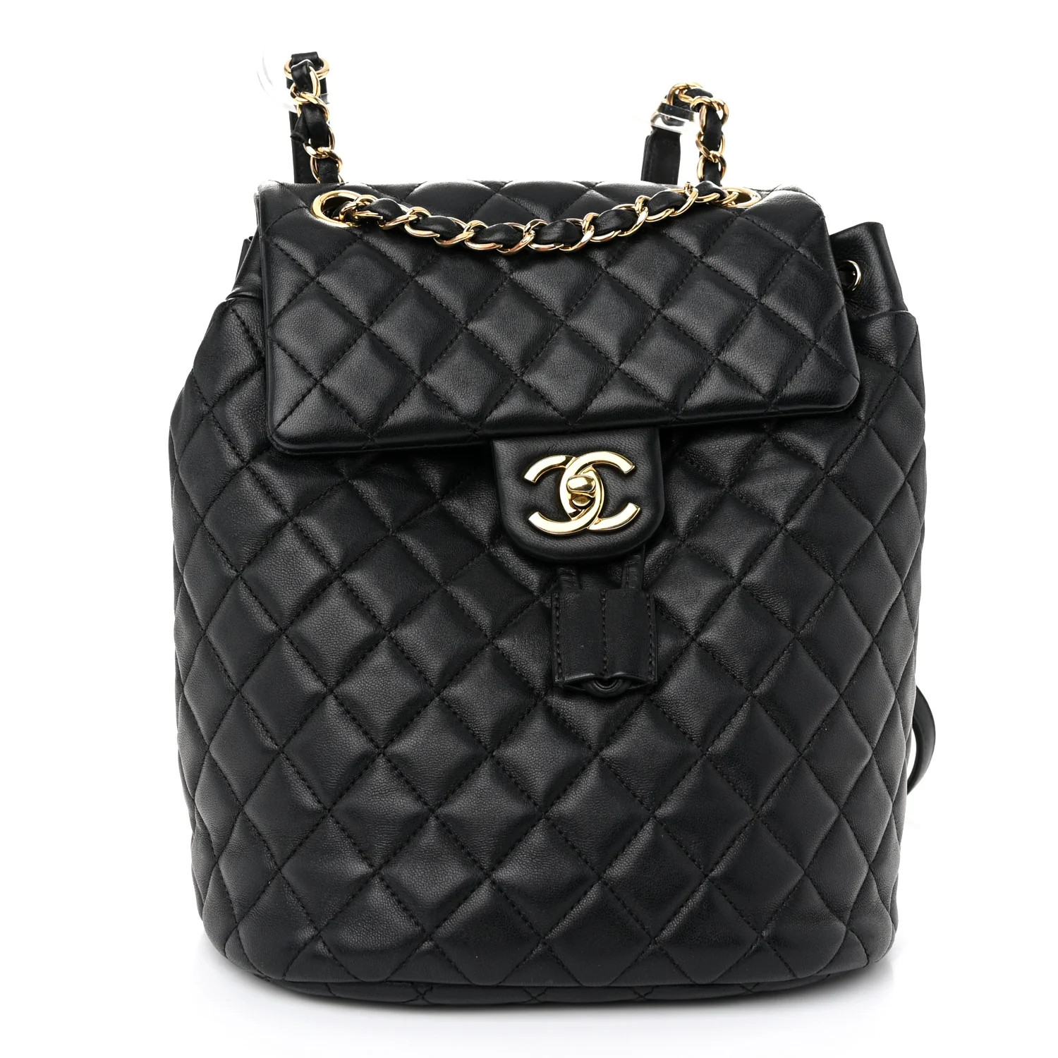 Lambskin Quilted Small Urban Spirit Backpack Black | FASHIONPHILE (US)