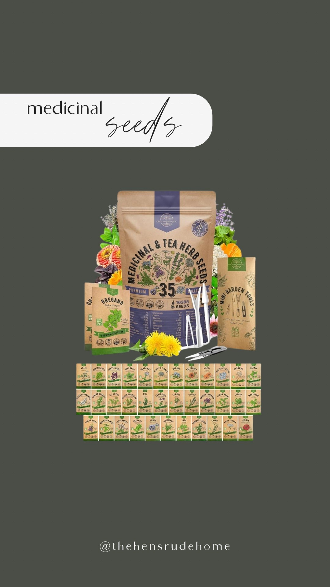 Medicinal and tea herbs, gardening seeds, no gmo seeds, heirloom seeds 

#LTKGiftGuide #LTKHome #LTKSeasonal