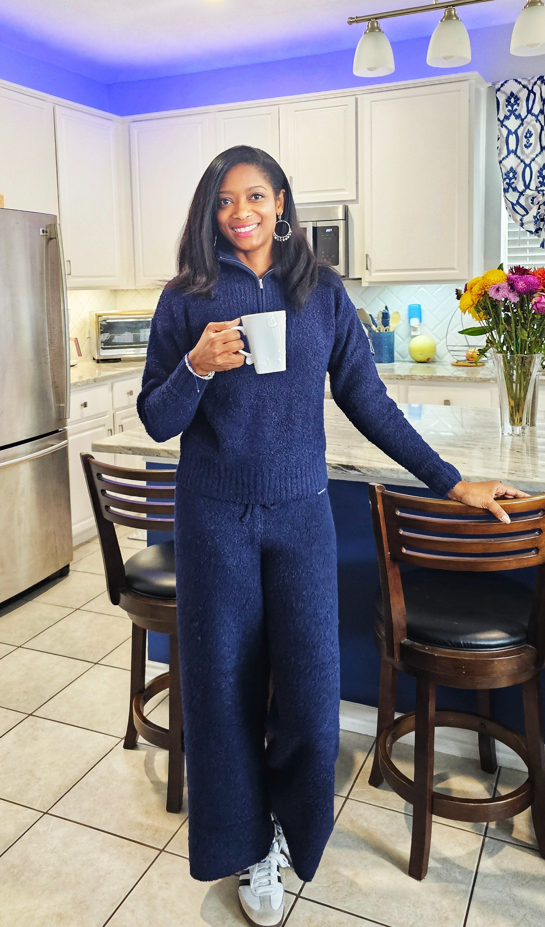 Are you enjoying the cooler temperatures too? I'm not one for lounge wear but this cozy boucle set makes me want to stay home curled up with a good book or movie.

#LTKOver40 #LTKFindsUnder100 #LTKootd
