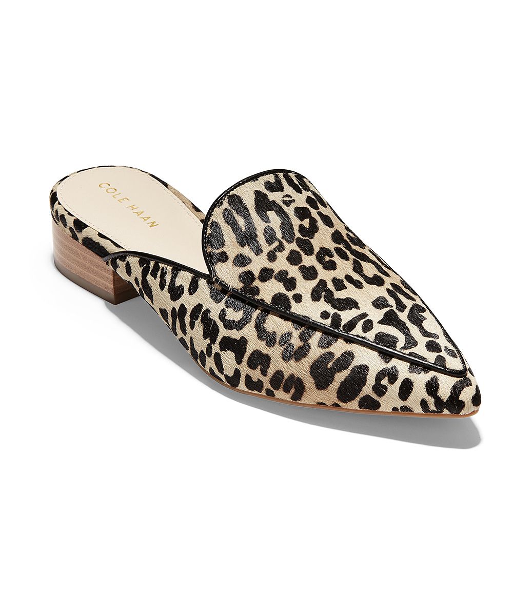 Cole Haan Women's Mules MINI - Cheetah Piper Calf Hair Mule - Women | Zulily