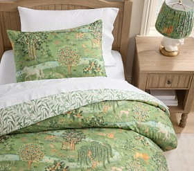 Morris &amp; Co. Owl and Willow Organic Duvet &amp; Shams | Pottery Barn Kids