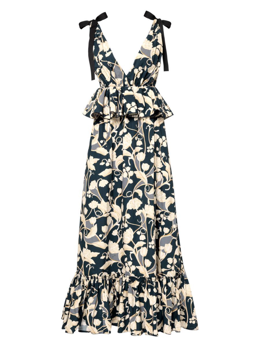 Infinito Perla Floral Cotton Maxi Dress | Saks Fifth Avenue