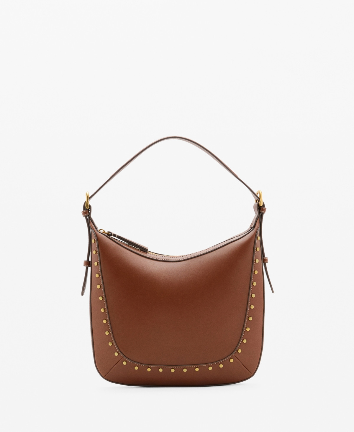 Mango Women's Studded Shoulder Bag - Leather | Macy's