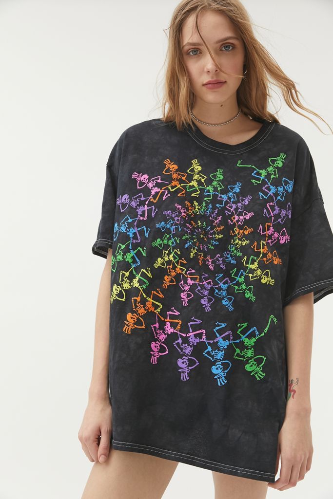 Grateful Dead Spiral T-Shirt Dress | Urban Outfitters (US and RoW)