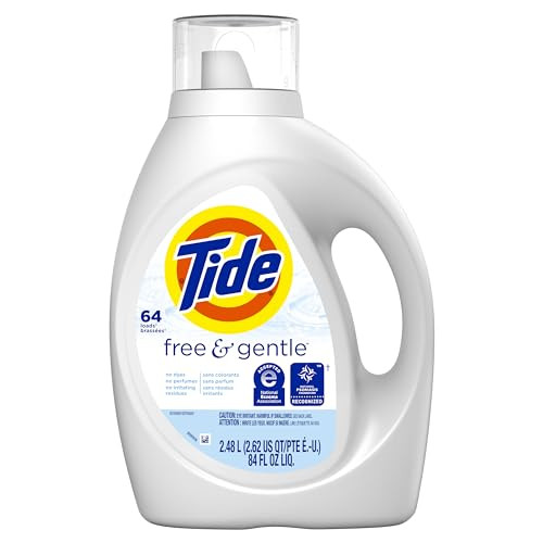Free and Gentle Liquid Laundry Detergent 64 Loads 84 oz Bottle 4/Carton | Amazon (US)