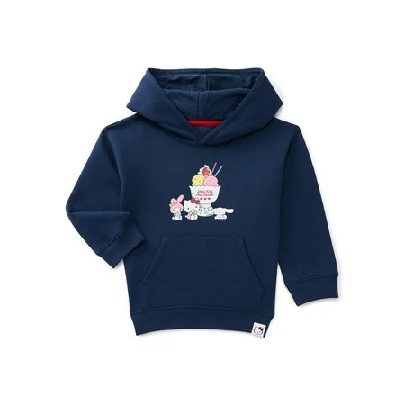 Wonder Nation Hello Kitty Toddler Girls Graphic Hoodie with Long Sleeves, Sizes 12M-5T | Walmart (US)