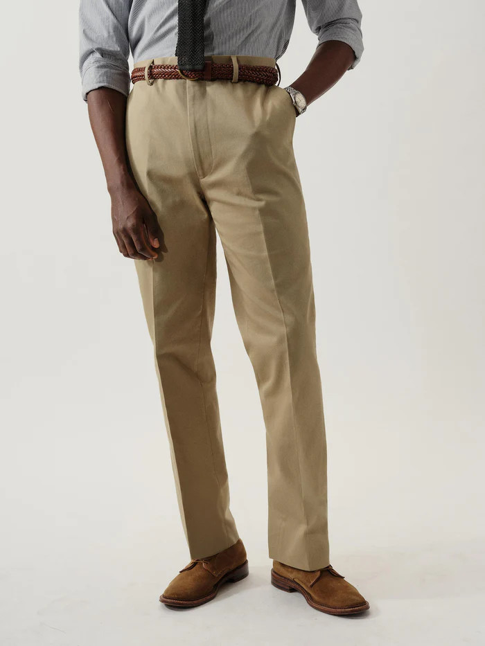 Cadet Khaki Italian Twill Graduate Pant - Buck Mason- Modern American Classics | Buck Mason