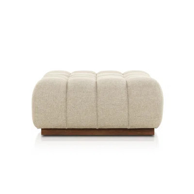 Roma Outdoor Ottoman Piece-Hayes Cream | Perigold