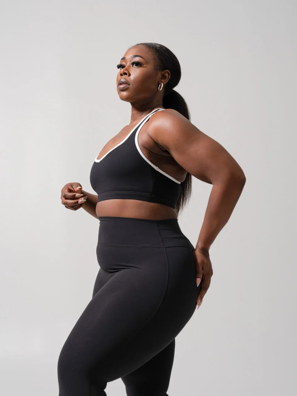 Sweetheart Nubre Sports Bra - Fresh and White | Buffbunny Collection