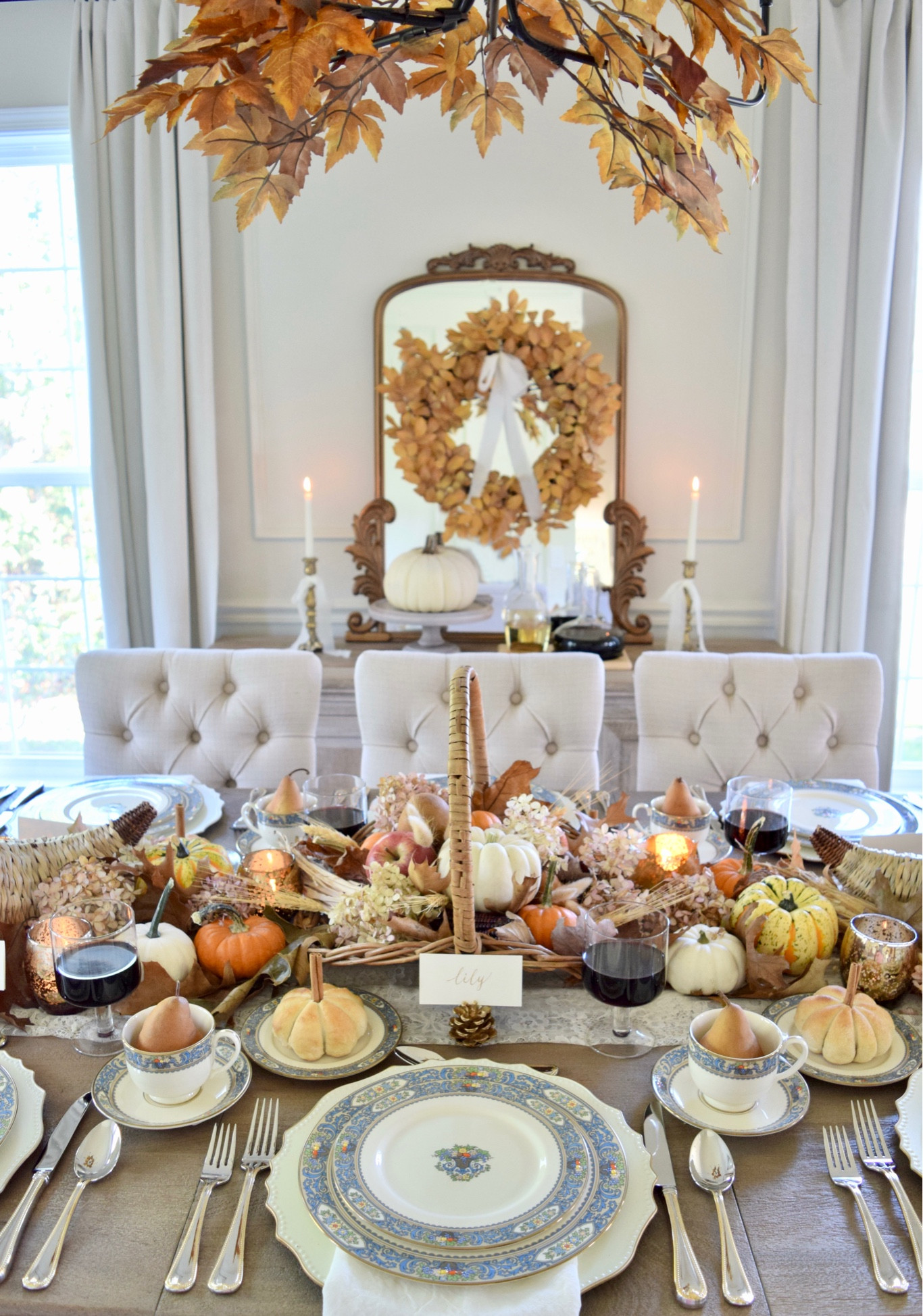 Fall table setting, fall Place setting, Thanksgiving dinner, Autumn tablescape, amazon home, Lenox, Tableware, dinnerware, glassware, flatware, floral centerpiece, fall entertaining, holiday entertaining, wine glasses, white pumpkins, gathering basket, cornucopia, Lenox, Autumn, Autumn decor, fall decor, home decor, fall wreath, target, fall stems

#LTKHoliday #LTKhome

#LTKSeasonal