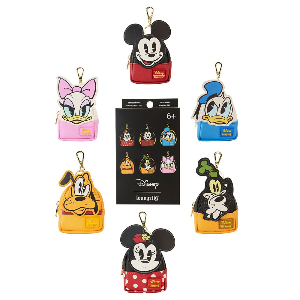 Mickey Mouse and Friends Loungefly Mini Backpack Mystery Bag Charms 1-Pc. Official shopDisney | Disney Store