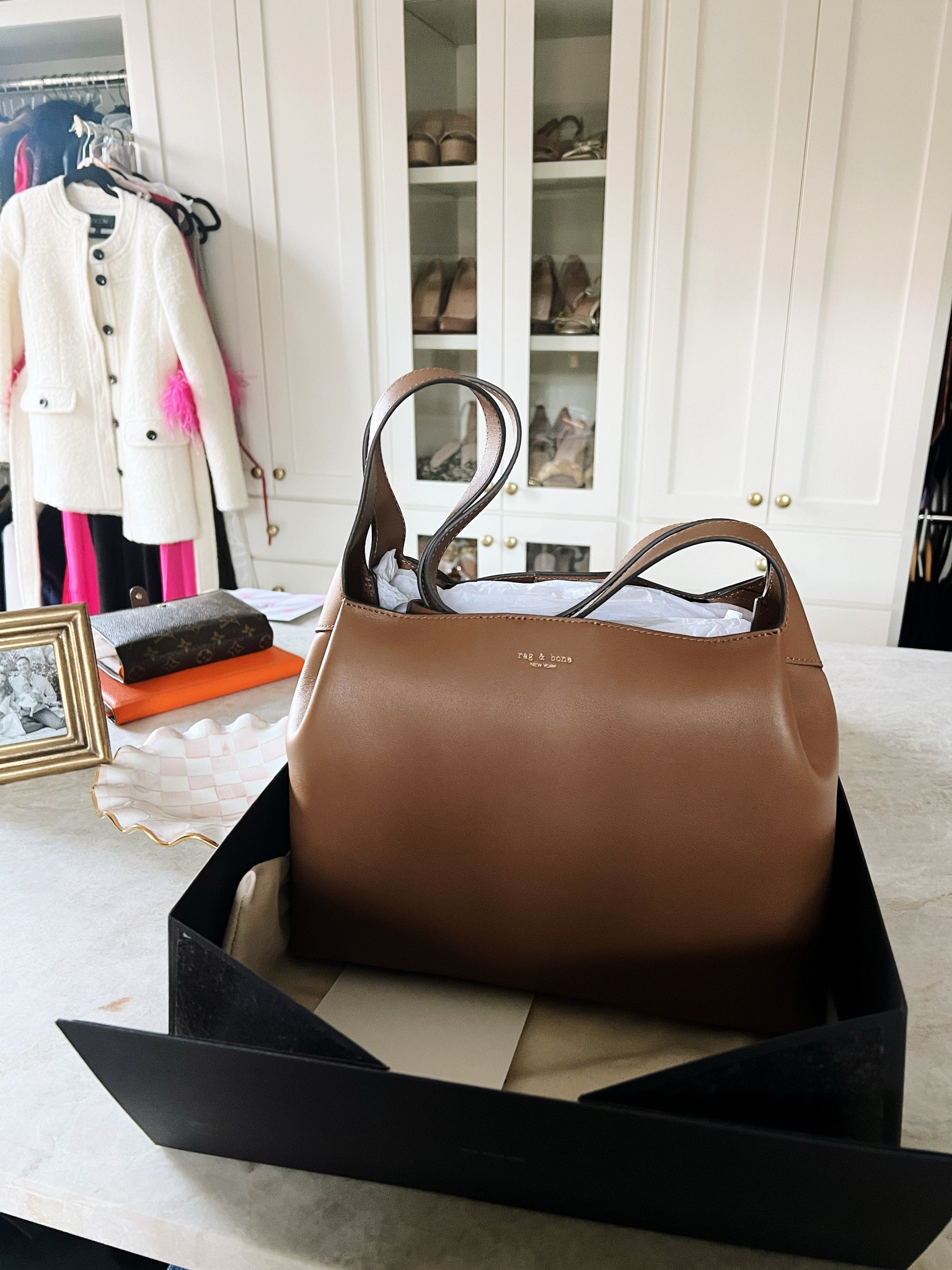 Italian leather handbag 🤎