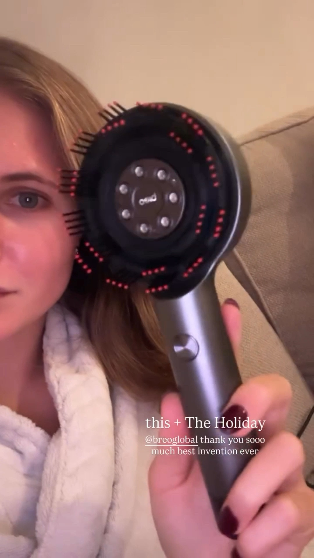 this + The Holiday @breoglobal thank you sooo much best invention ever