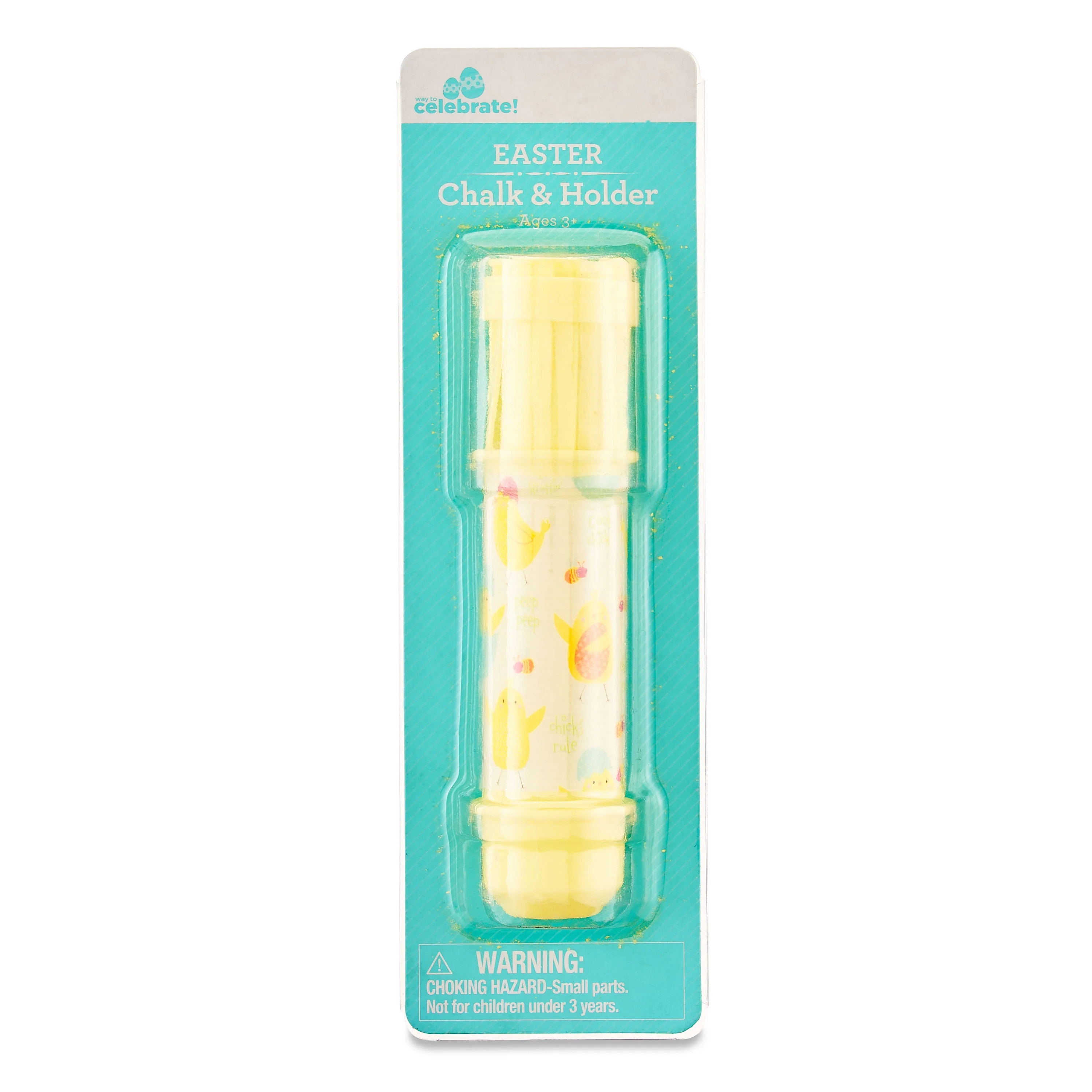Way To Celebrate Easter Chalk and Holder Set, Yellow | Walmart (US)