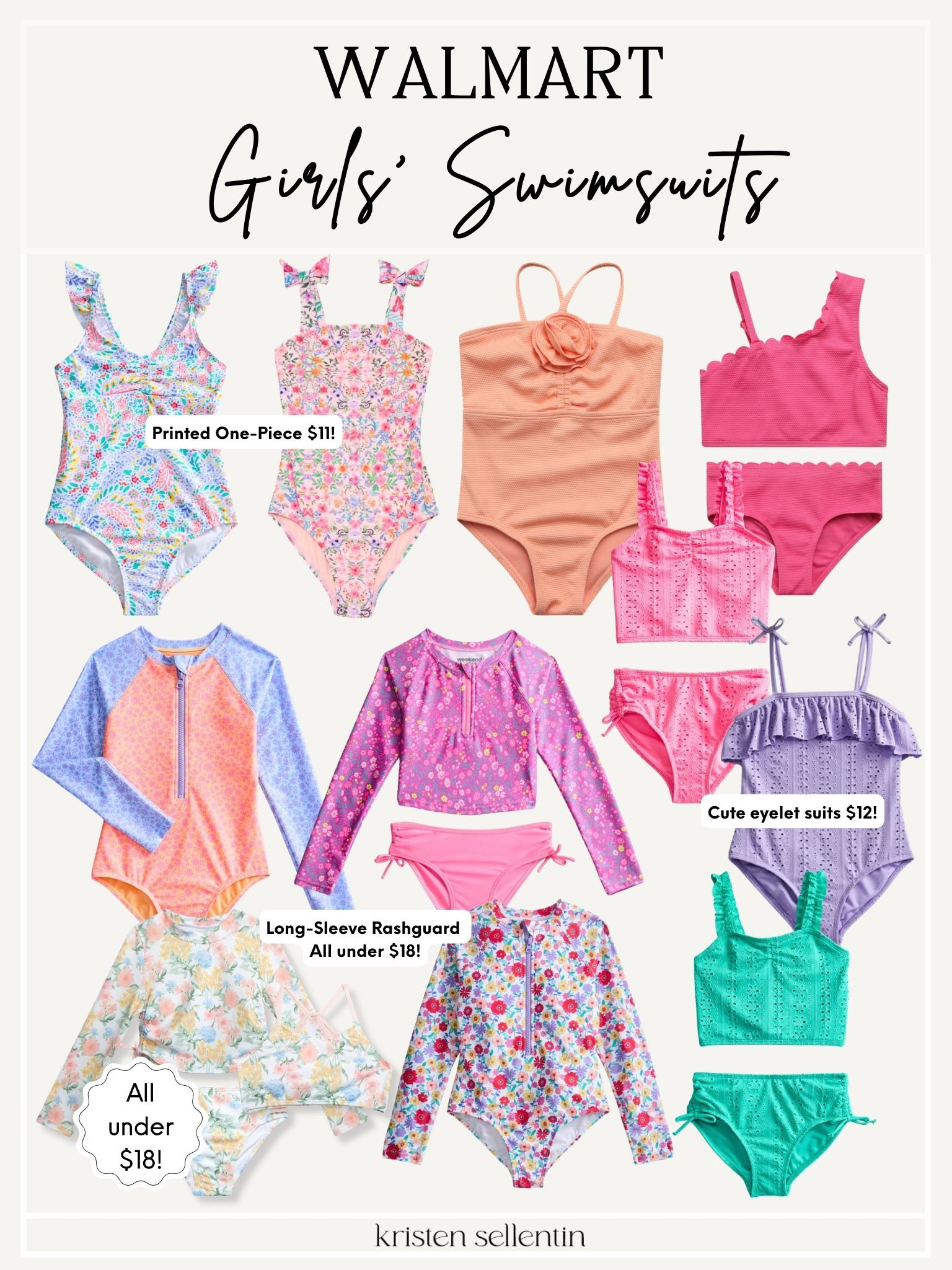 NEW Girls' Swimsuits @ Walmart! So many cute styles all under $18! 

 

#LTKSeasonal #LTKSwim #LTKKids