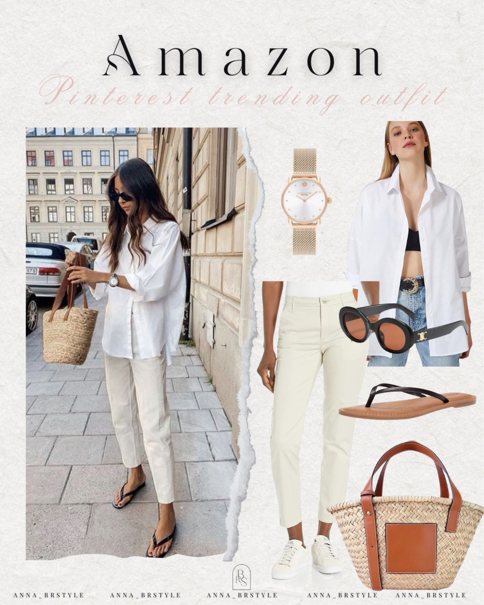Summer outfit, white button up shirt, thong sandals, summer bag

#LTKFindsUnder50 #LTKFindsUnder100