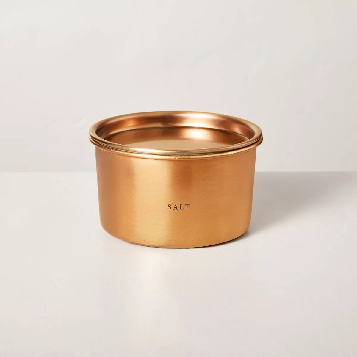 Lidded Metal Salt 4-Wick Jar Candle Brass Finish 20oz - Hearth & Hand™ with Magnolia: Tropical ... | Target