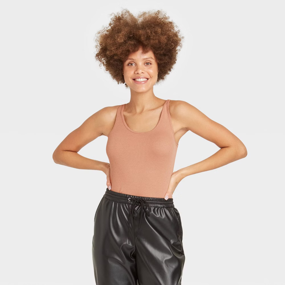 Women' lim Fit Ribbed Tank Top - A New Day™ | Target