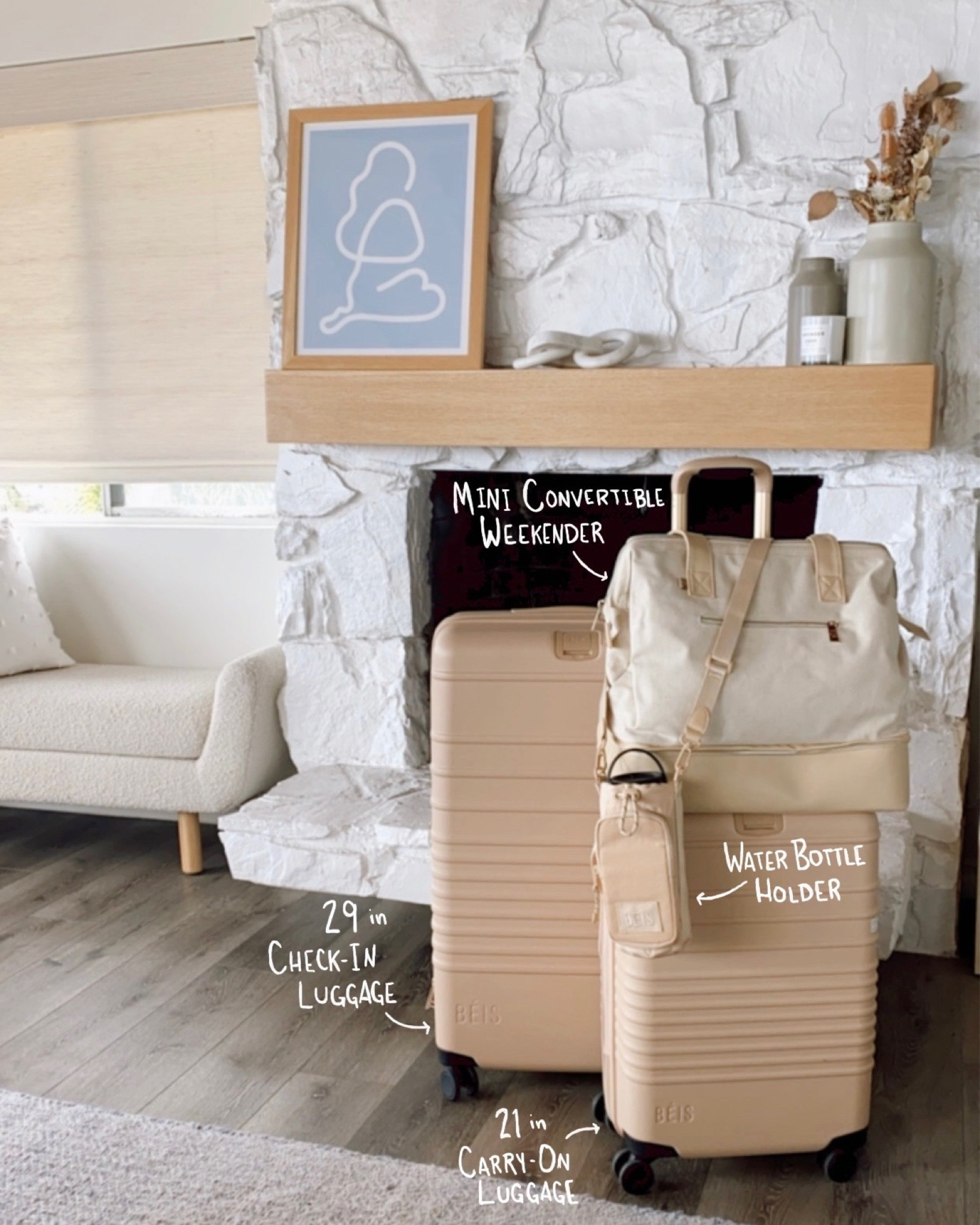 Luggage set

Carry on suitcase, check in suitcase, carry on luggage, check in luggage, luggage set, suitcase set, beige suitcase, beige luggage, aesthetic luggage set, beis, beis set, beis luggage set, beis suitcase set, travel gadgets, travel finds, travel a athletic, travel must haves, revolve, weekend bag, weekender bag

#LTKitbag #LTKtravel #LTKSeasonal