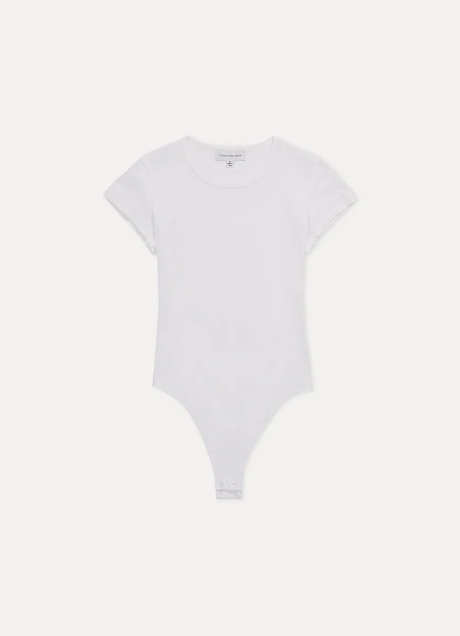 Tee Bodysuit White | Something Navy | Something Navy