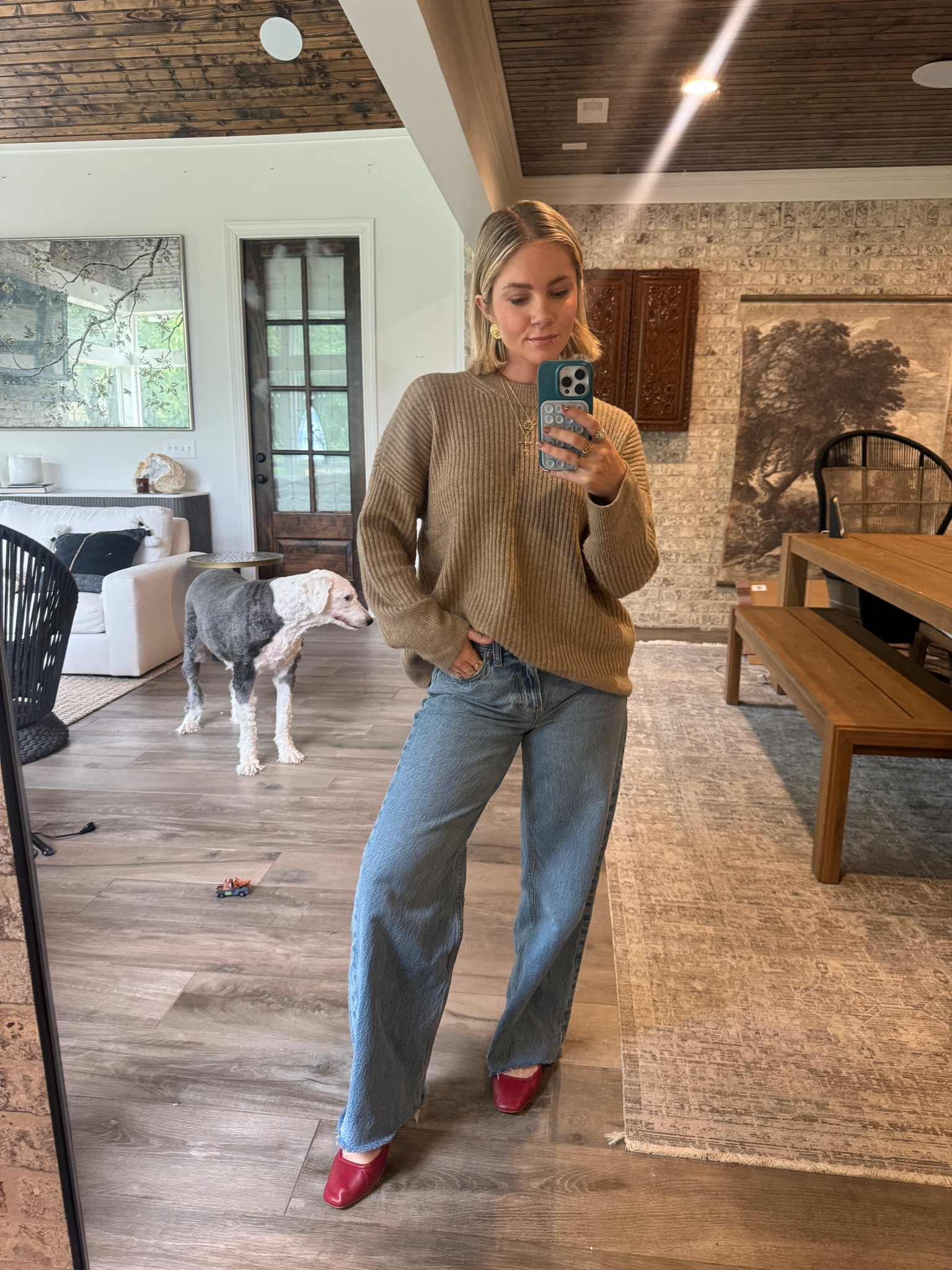 Wearing 24 short in jeans 