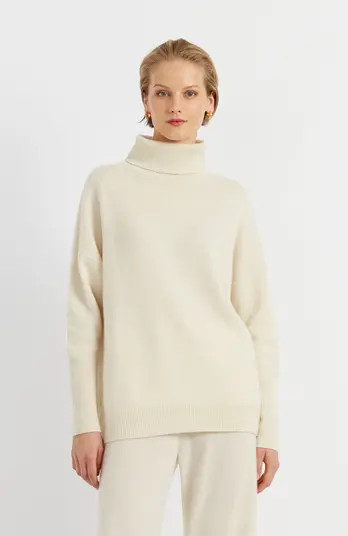 Pure Cashmere Roll Neck Sweater | Nordstrom