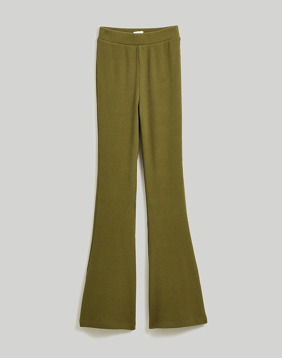 Ribbed Pull-On Flare Pants | Madewell