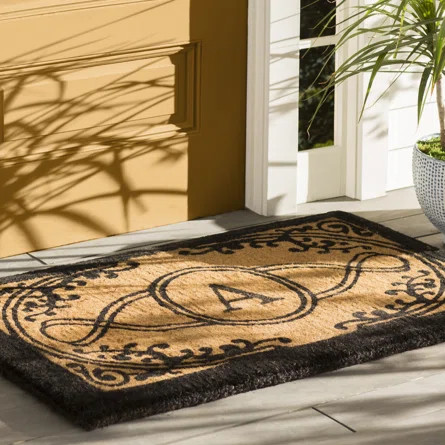 Charlton Home® Stansfield Monogram Rectangle Outdoor Door Mat | Wayfair | Wayfair North America