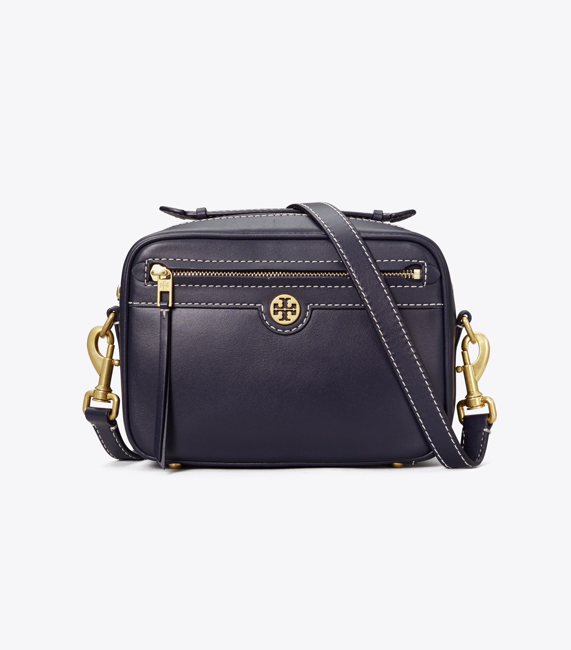 T Monogram Leather Camera Bag | Tory Burch (US)
