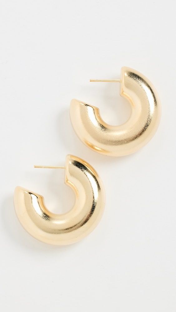 By Adina Eden Eden Bubble Chunky Hoop Earrings | Shopbop | Shopbop
