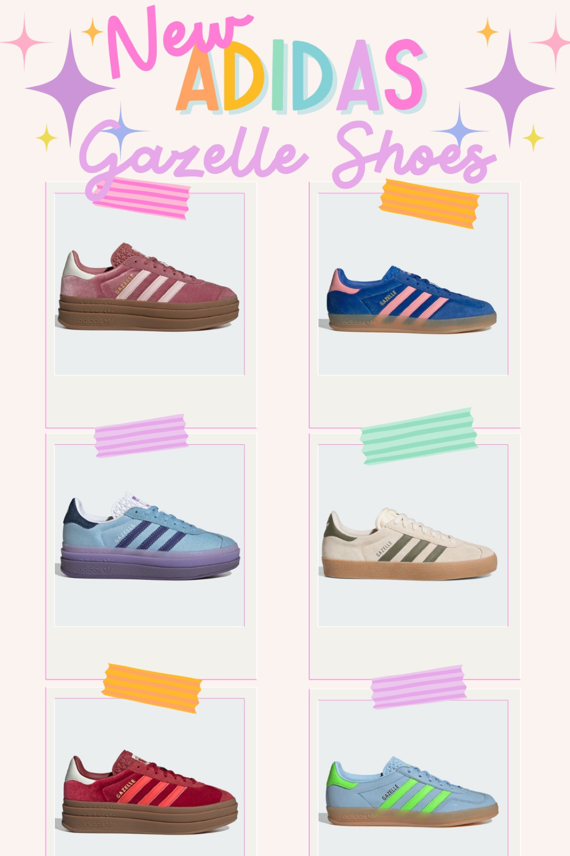 New Adidas Gazelle and Samba color ways just released! Click the photos below to shop them!

#LTKSeasonal #LTKActive #LTKFallSale