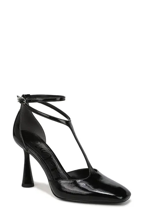 Sam Edelman Everett Ankle Strap Pump in Black at Nordstrom, Size 10.5 | Nordstrom