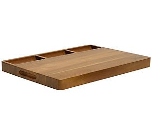 Viking Acacia 20-inch Butcher Block Cutting & Serving Board | QVC