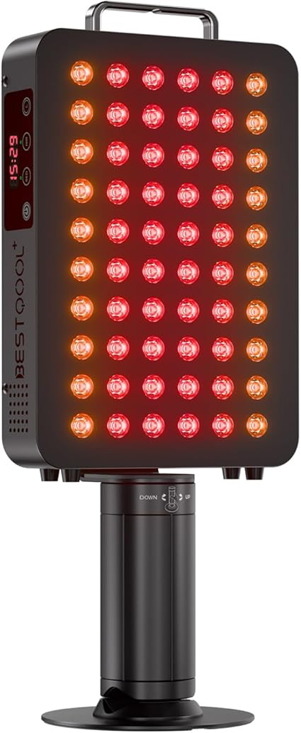 BestQool Red Light Therapy, 6 Wavelengths Infrared Light Therapy with Stand, Elite Grade 60 LED D... | Amazon (US)