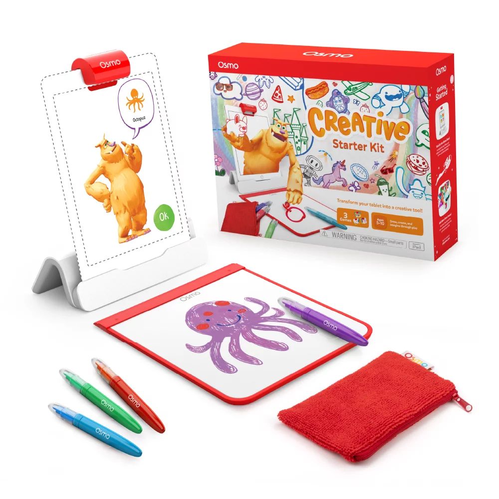 Osmo - Creative Starter Kit for iPad - Creative Drawing & Problem Solving - STEM - Ages 5-10 | Walmart (US)