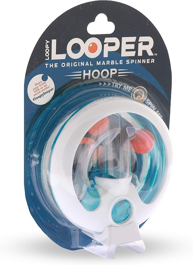 Blue Orange Toys Loopy Looper Hoop- The Original Marble Spinner- Skill Fidget- for Kids Ages 8 Ye... | Amazon (US)