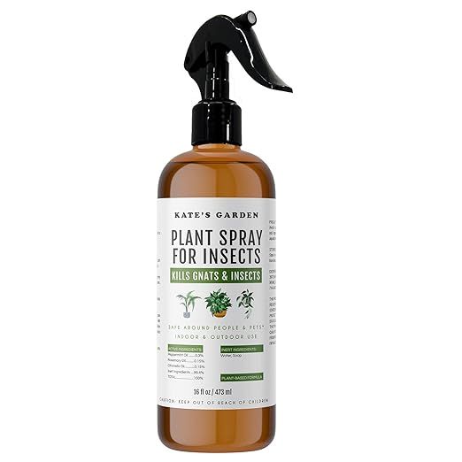 Plant Spray Bottle for Insects (16oz) by Kate's Garden. Garden Plant Care Peppermint Oil Spray fo... | Amazon (US)