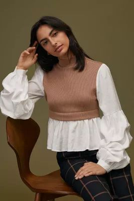 Ruffled Layered Top | Anthropologie (US)