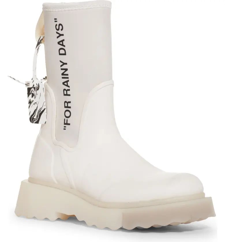 Off-White For Rainy Days Sponge Sole Chelsea Rain Boot | Nordstrom | Nordstrom