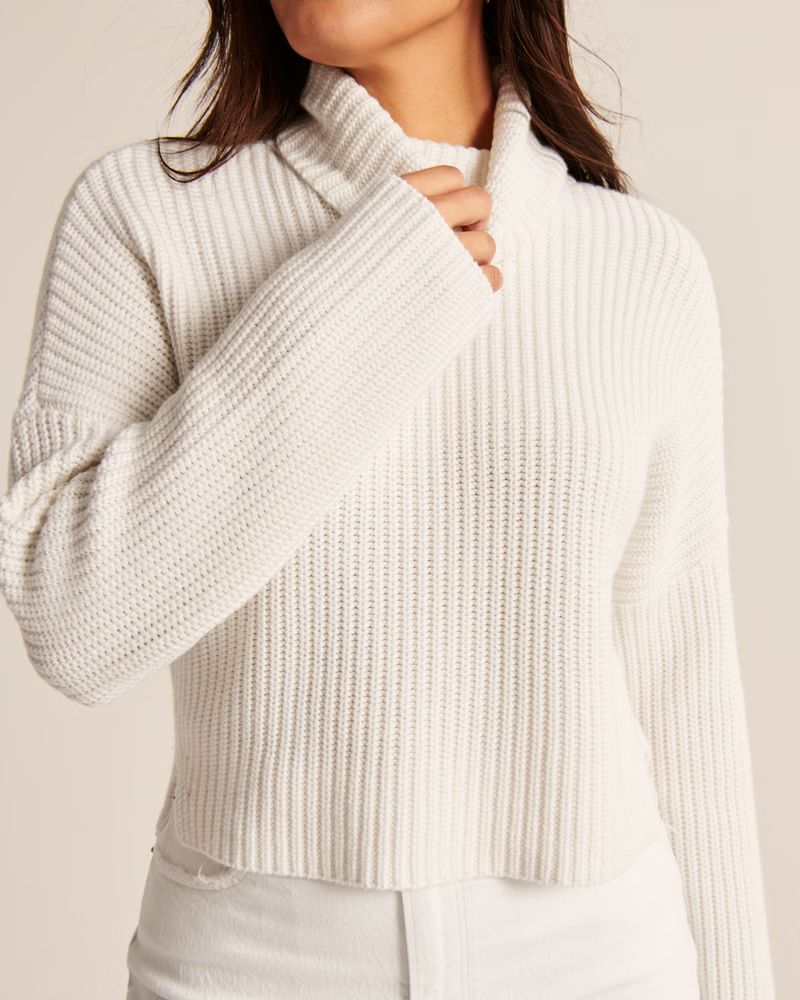 Ribbed Turtleneck Sweater | Abercrombie & Fitch (US)