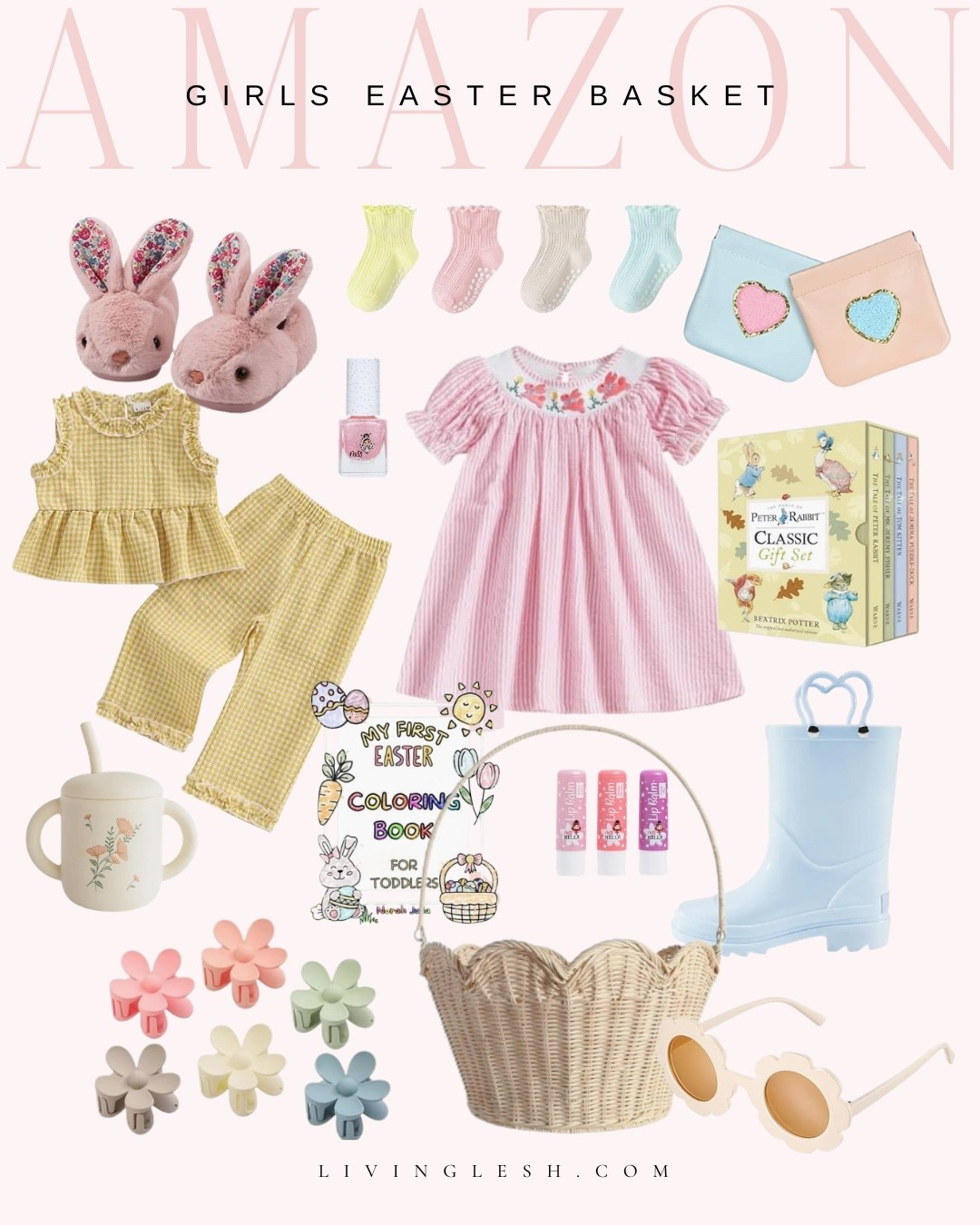Amazon finds | Easter basket | Easter | Easter basket fillers | Toddler girl 
 toddler girl finds | Girls easter basket | Easter basket for kids | Toddler girl | Girls clothes | Girls finds

#LTKBaby #LTKKids #LTKSeasonal