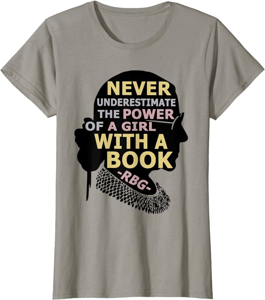 Never Underestimate The Power Of A Girl With A Book T-Shirt | Amazon (US)