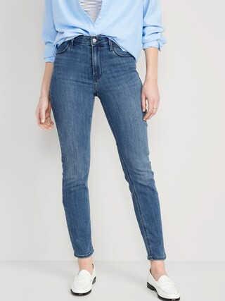 High-Waisted Wow Slim Straight Jeans for Women | Old Navy (US)