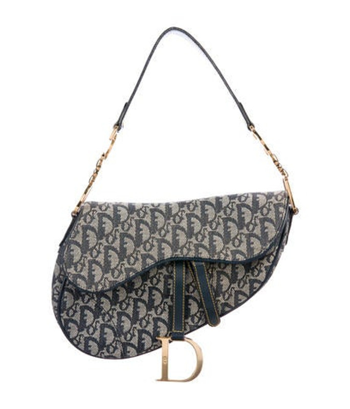 Christian Dior Diorissimo Saddle Bag Navy Christian Dior Diorissimo Saddle Bag | The RealReal
