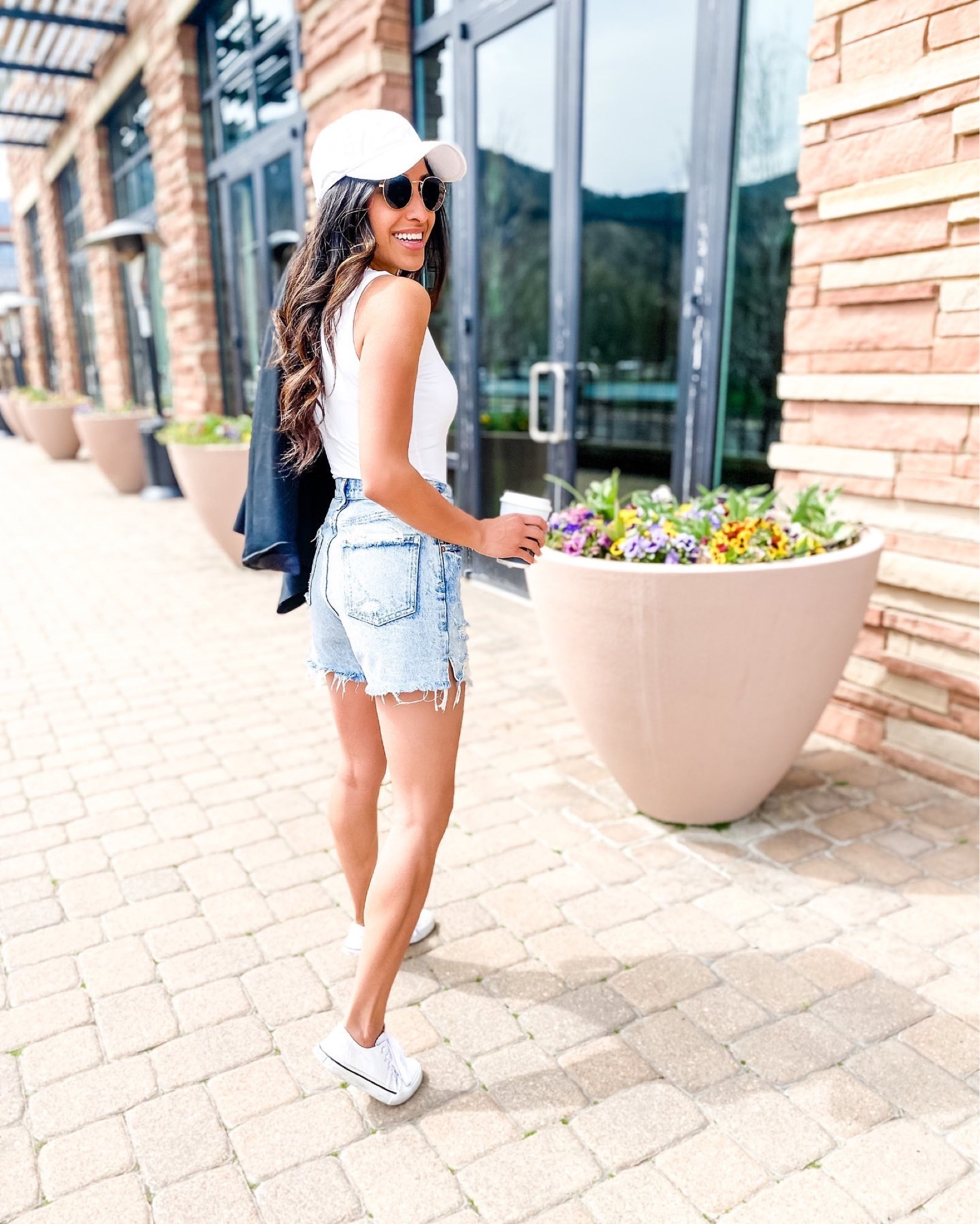 Hands down the best denim shorts I’ve ever found! Agolde dee ultra high rise, fits AMAZING with full coverage! If you don’t have a *perfect fitting* bodysuit, this is also THE ONE! Spanx slimming 

#LTKFind #LTKSeasonal #LTKtravel