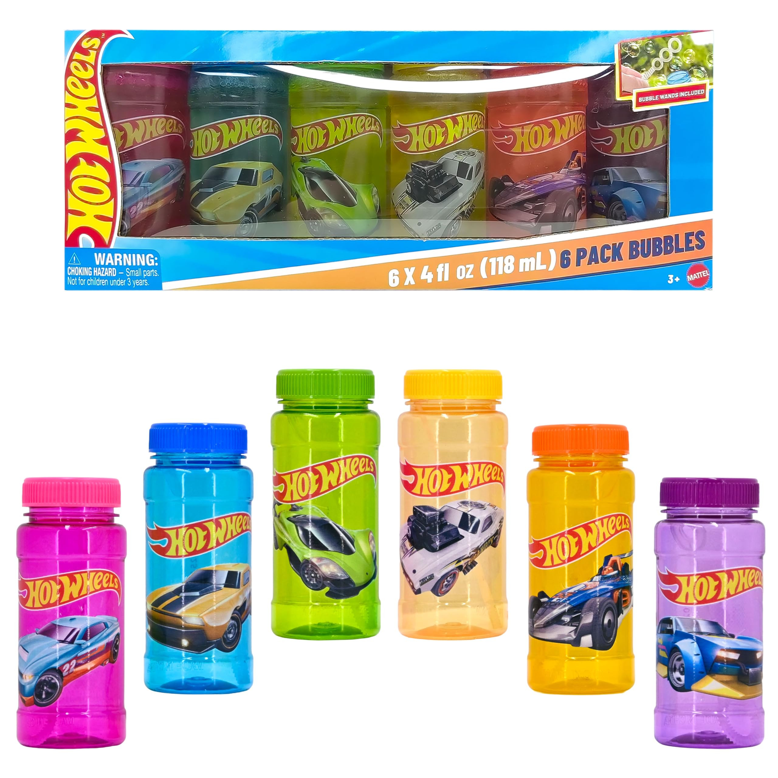 Hot Wheels™ 6 Pack Bubble Solution Set | Amazon (US)