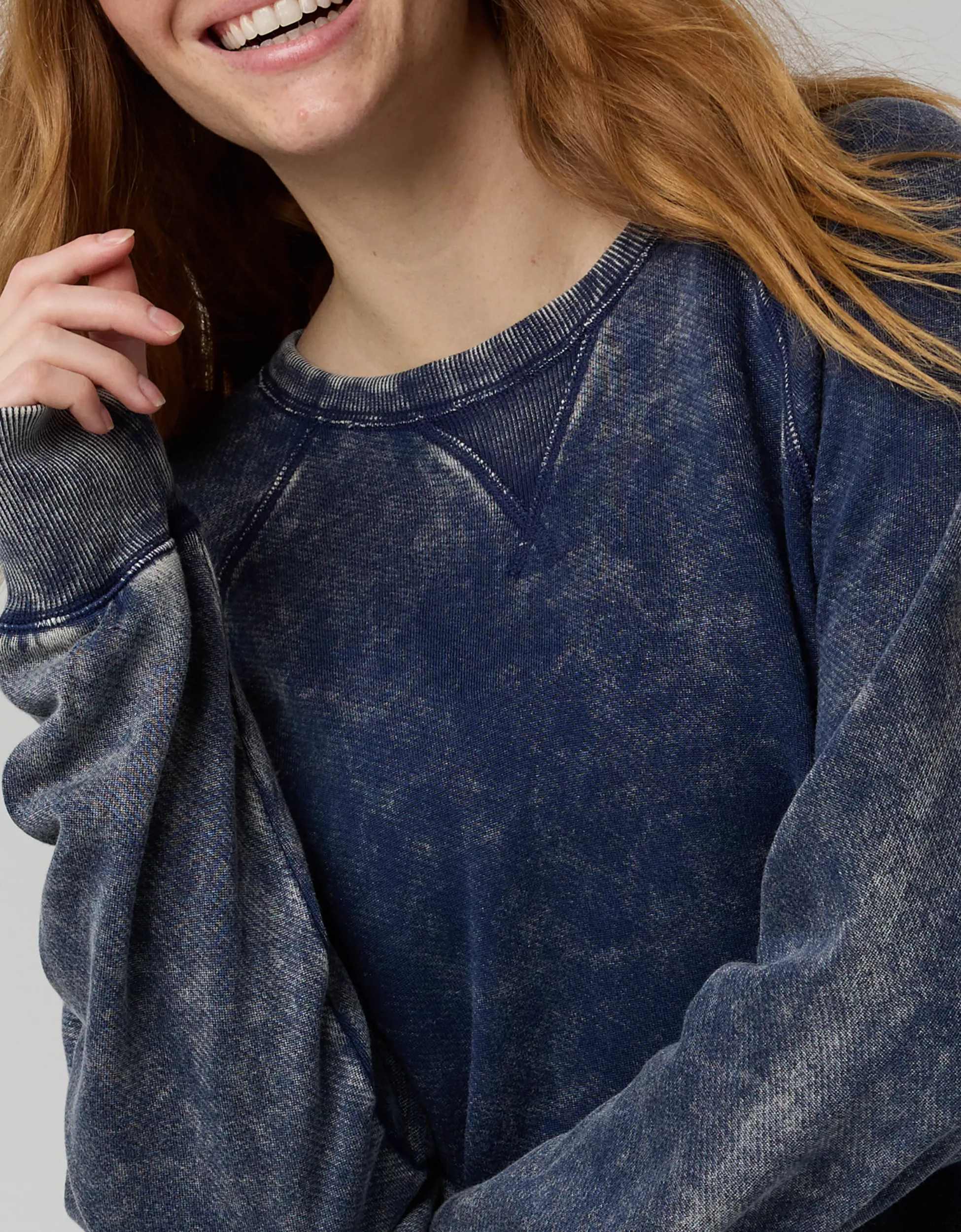 OFFLINE By Aerie Keep It 100 Terry Long Sleeve T-Shirt | American Eagle Outfitters (US & CA)