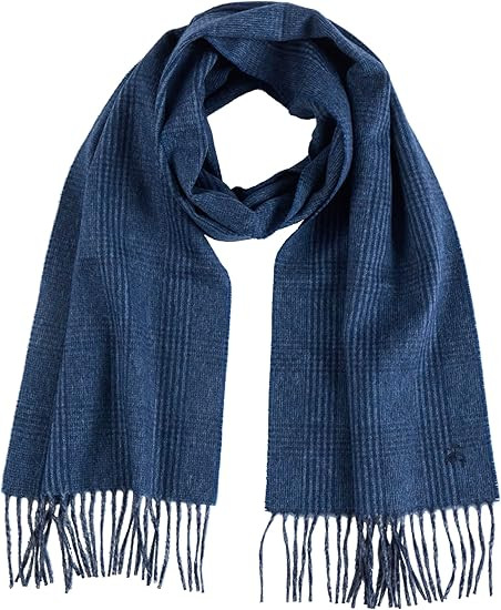 Brooks Brothers Wool and Cashmere Woven Patterned Scarf with Twisted Fringe - Men's Luxury Winter... | Amazon (US)